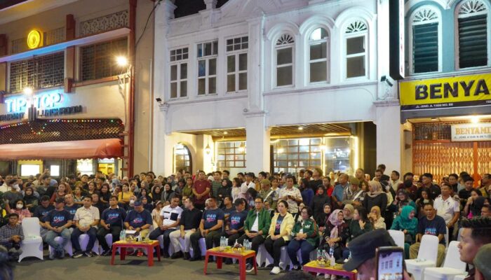 Car Free Night Perdana di Kota Medan Disambut Meriah Warga