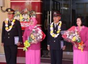 Momen Hari Bhayangkara 79, Kapolres Tapteng Lepas Purna Bhakti Waka Polres Tapteng dan 1 Bintara Tinggi
