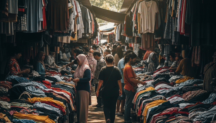 Kemendag Sita 19 Ribu Bal Pakaian Bekas Impor, Pasar Simalingkar Masih Dibanjiri Thrifting