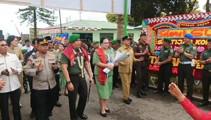 Kapolres Tanah Karo Hadiri Sertijab Dandim 0205/TK