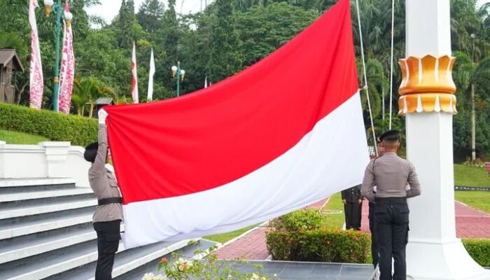Berjalan Penuh Khidmat, Polda Kaltim Gelar Upacara Peringatan HUT RI ke-80