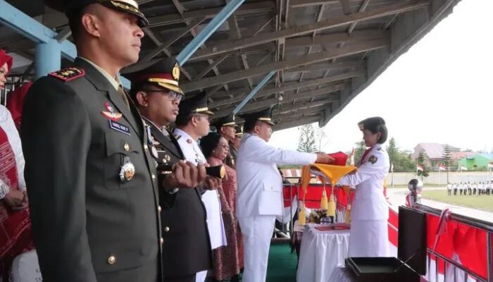 Upacara Detik Detik Proklamasi HUT RI ke-80 Berlangsung Khidmat di Lapangan Samura Kabanjahe