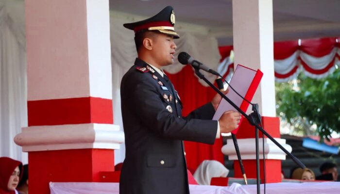 Kapolres Tapanuli Tengah Hadiri Upacara HUT ke-80 Republik Indonesia