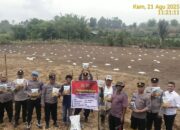 Polsek Tigapanah Laksanakan Penanaman Jagung untuk Dukung Ketahanan Pangan