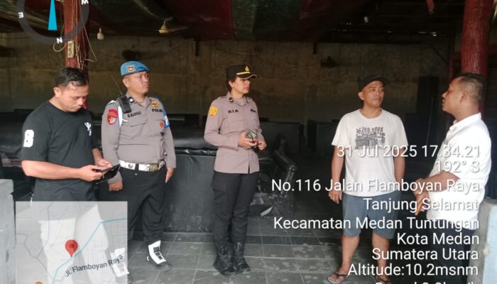 Terima Aduan Masyarakat, Polsek Tuntungan Sidak Lokasi Diduga Sarang Judi dan Narkoba, Hasilnya Nihil
