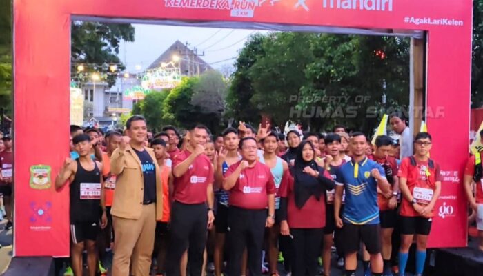 Meriahkan HUT Kemerdekaan RI ke 80, Polres Pematangsiantar Amankan Car Free Day dan Fun Run