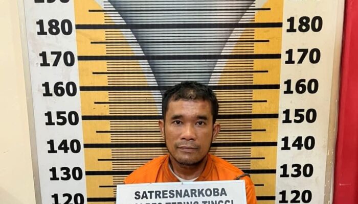 Pengedar 63 Paket Sabu Ditangkap Satresnarkoba Polres Tebing Tinggi