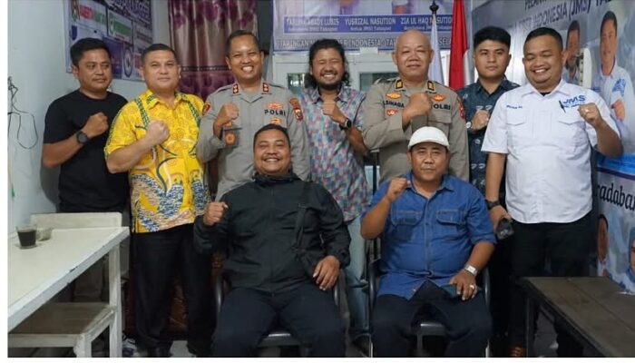 Kapolres Padangsidimpuan Kunjungi Kantor JMSI Tabagsel