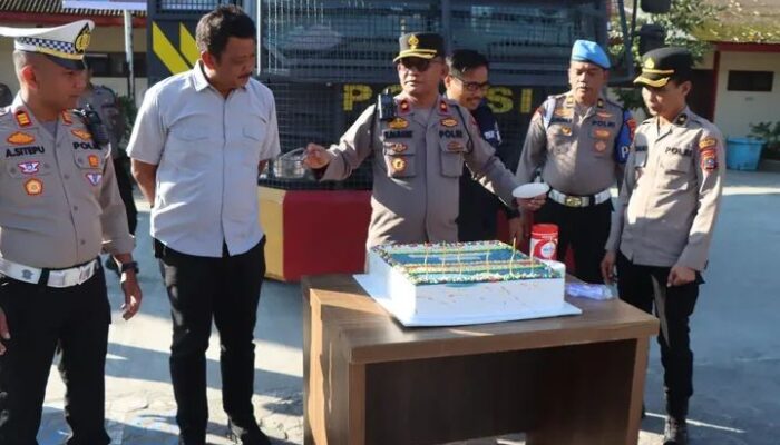 Polres Tanah Karo Rayakan Ulang Tahun Personel Bulan Januari