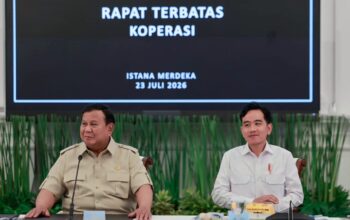 Prabowo Bersama Gibran Pimpin Rapat Terbatas