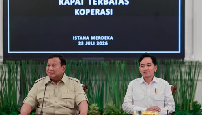 Prabowo Bersama Gibran Pimpin Rapat Terbatas