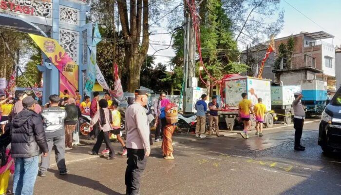 Polsek Berastagi Amankan Fun Run 5K Festival Bunga dan Buah Karo 2026, 420 Peserta Ikut Meriahkan