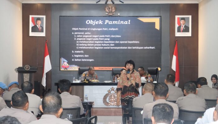 Bid Propam Polda Sumut Beri Penyuluhan Etika di Polres Tanjung Balai
