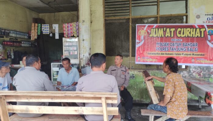 Polsek Datuk Bandar Gelar Jumat Curhat, Tampung Aspirasi Warga