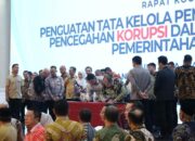 Bupati Asahan Tandatangani Komitmen Bersama Saat Ikuti Rakor Penguatan Tata Kelola Pemerintahan Daerah dan Pencegahan Korupsi