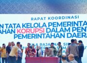 Bupati Karo Hadiri Rakor Penguatan Tata Kelola Pemerintahan dan Pencegahan Korupsi