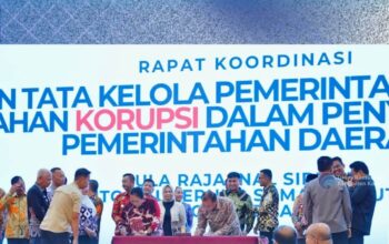 Bupati Karo Hadiri Rakor Penguatan Tata Kelola Pemerintahan dan Pencegahan Korupsi