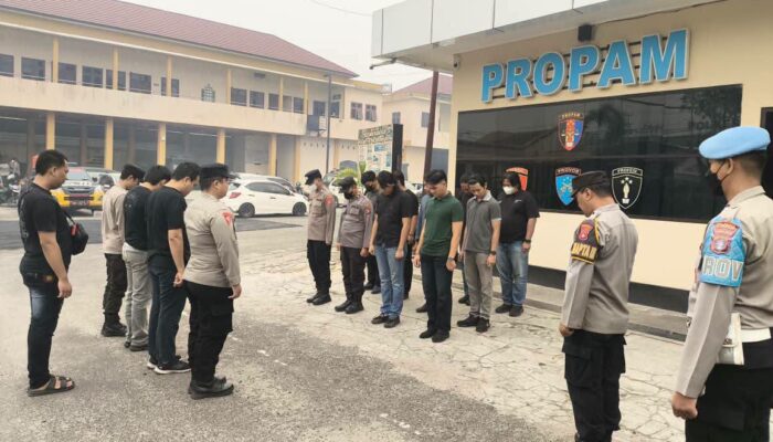 Jamin Pelayanan, Pamapta III SPKT dan Piket Satuan Fungsi Polresta Palangka Raya Apel Bersama