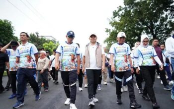 Bupati Taput Jonius Taripar Hadiri Fun Walk Medan