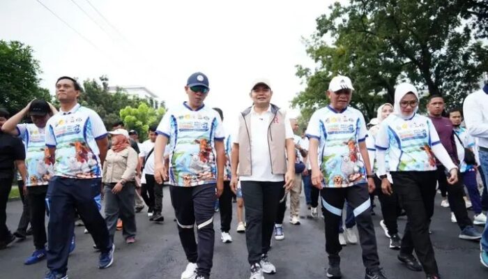 Bupati Taput Jonius Taripar Hadiri Fun Walk Medan