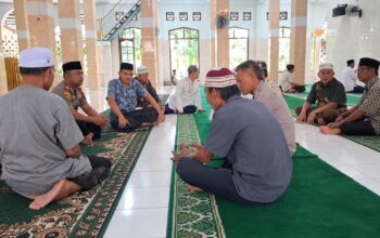 Kapolsek Medan Tuntungan Turun ke Masjid, Sampaikan Pesan Kamtibmas